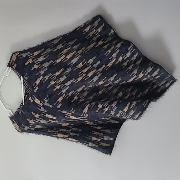 Patterned Poncho Shawl Eyeful - Picture 1 of 4
